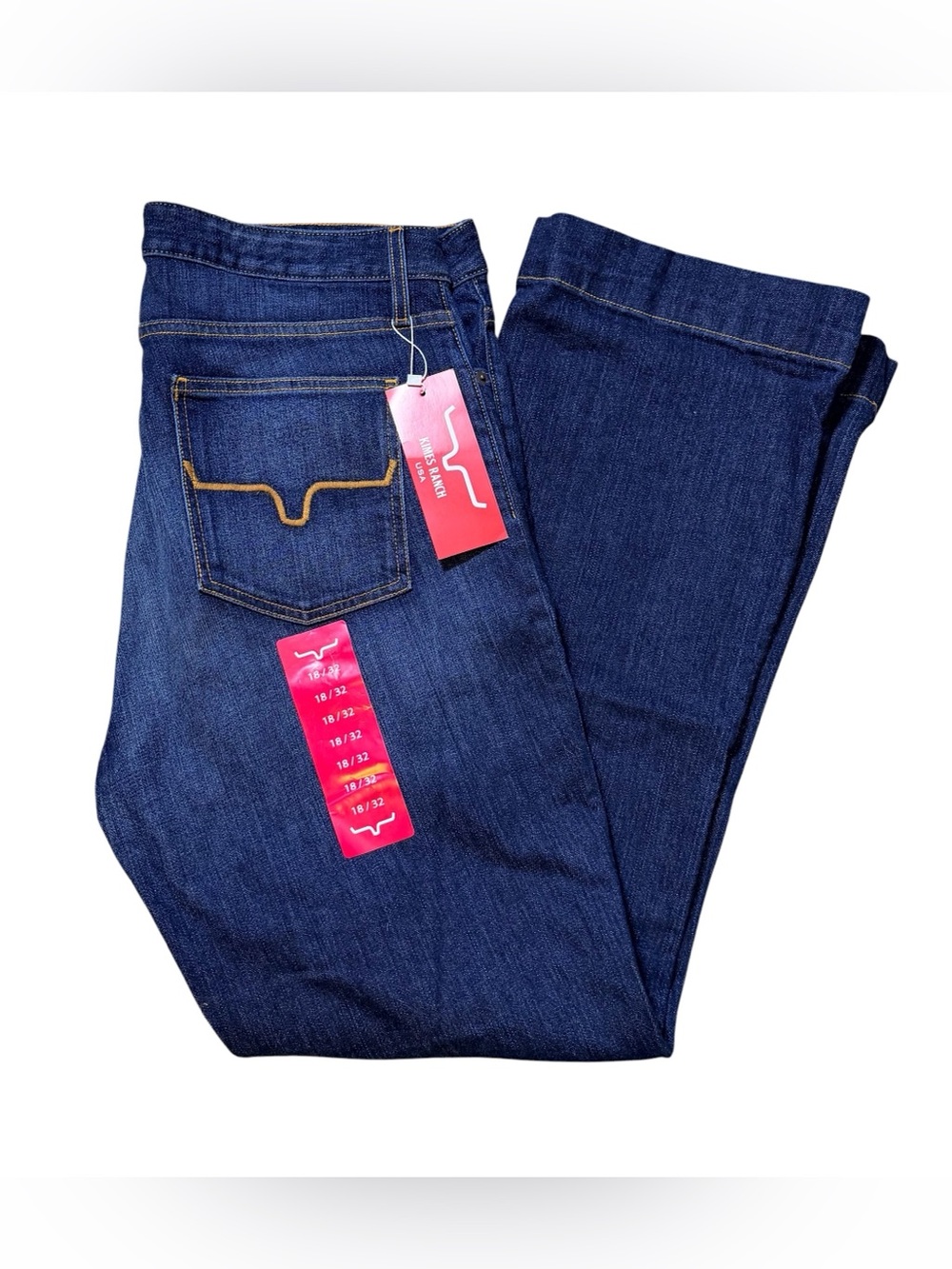 Kimes Ranch Jennifer Dark Wash Flare Jeans Size 18/32